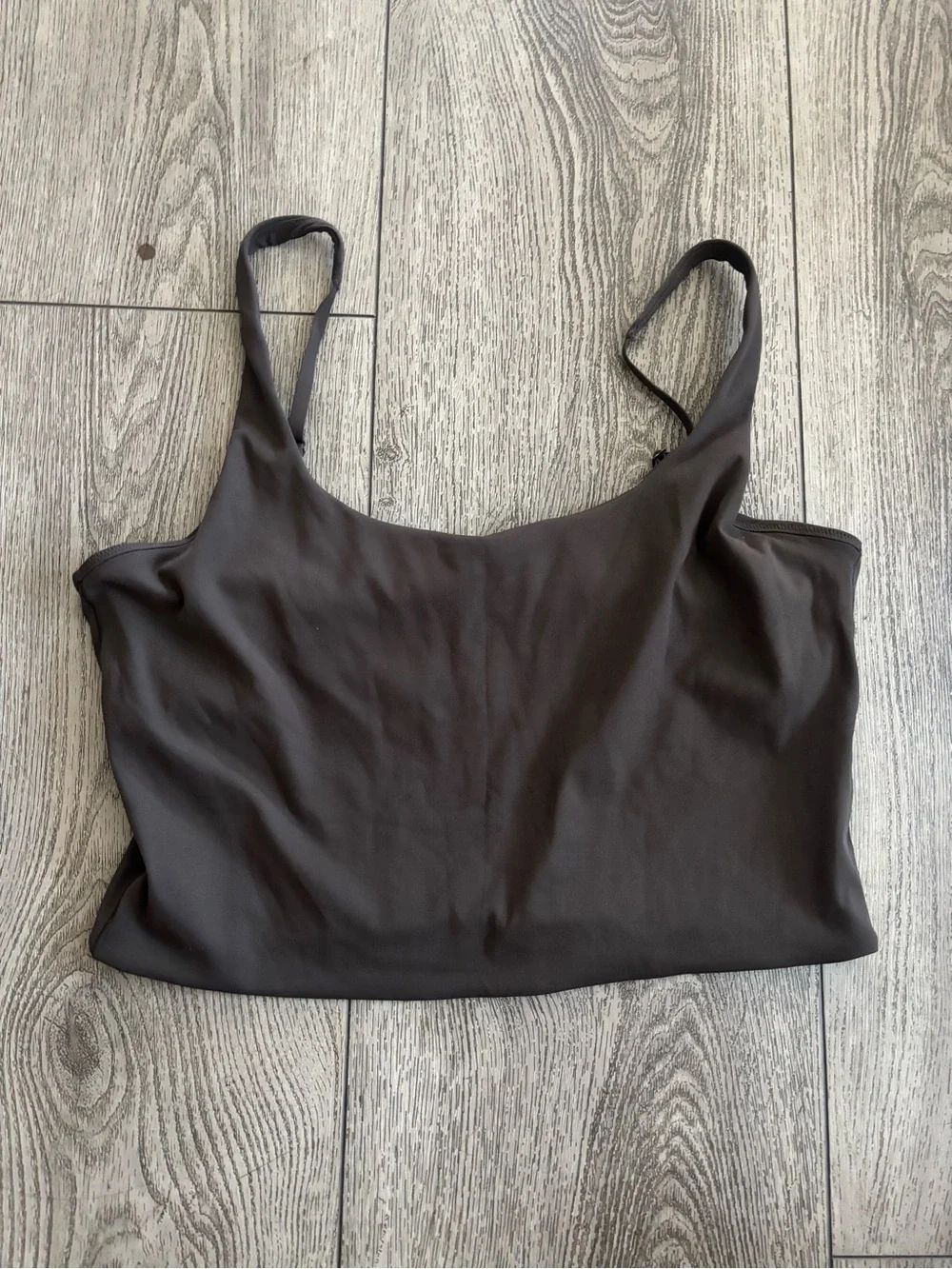 Athleta Women's Black Spaghetti Strap Crop Top